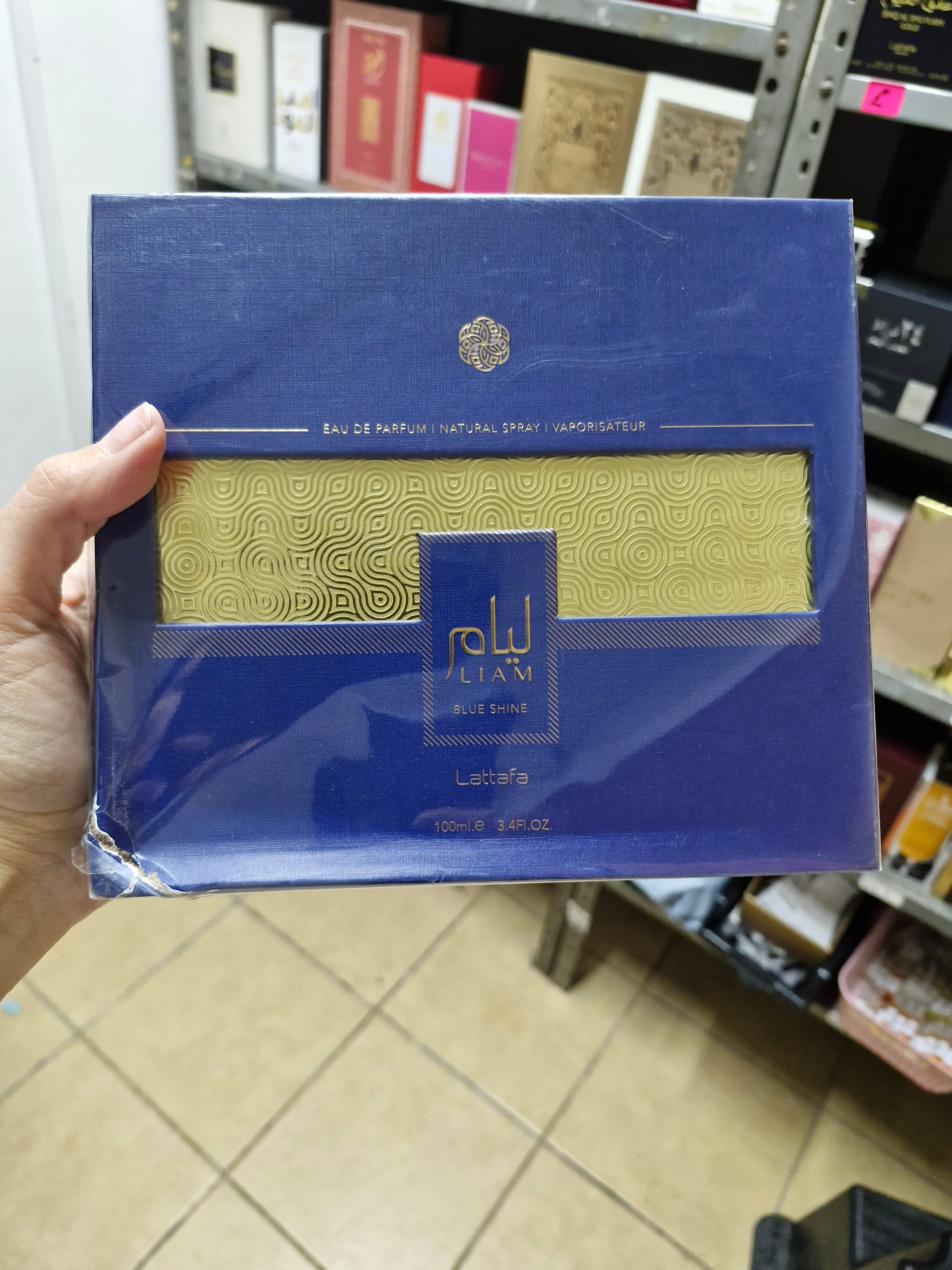 LIAM BLUE SHINE EDP (Detalle estético)