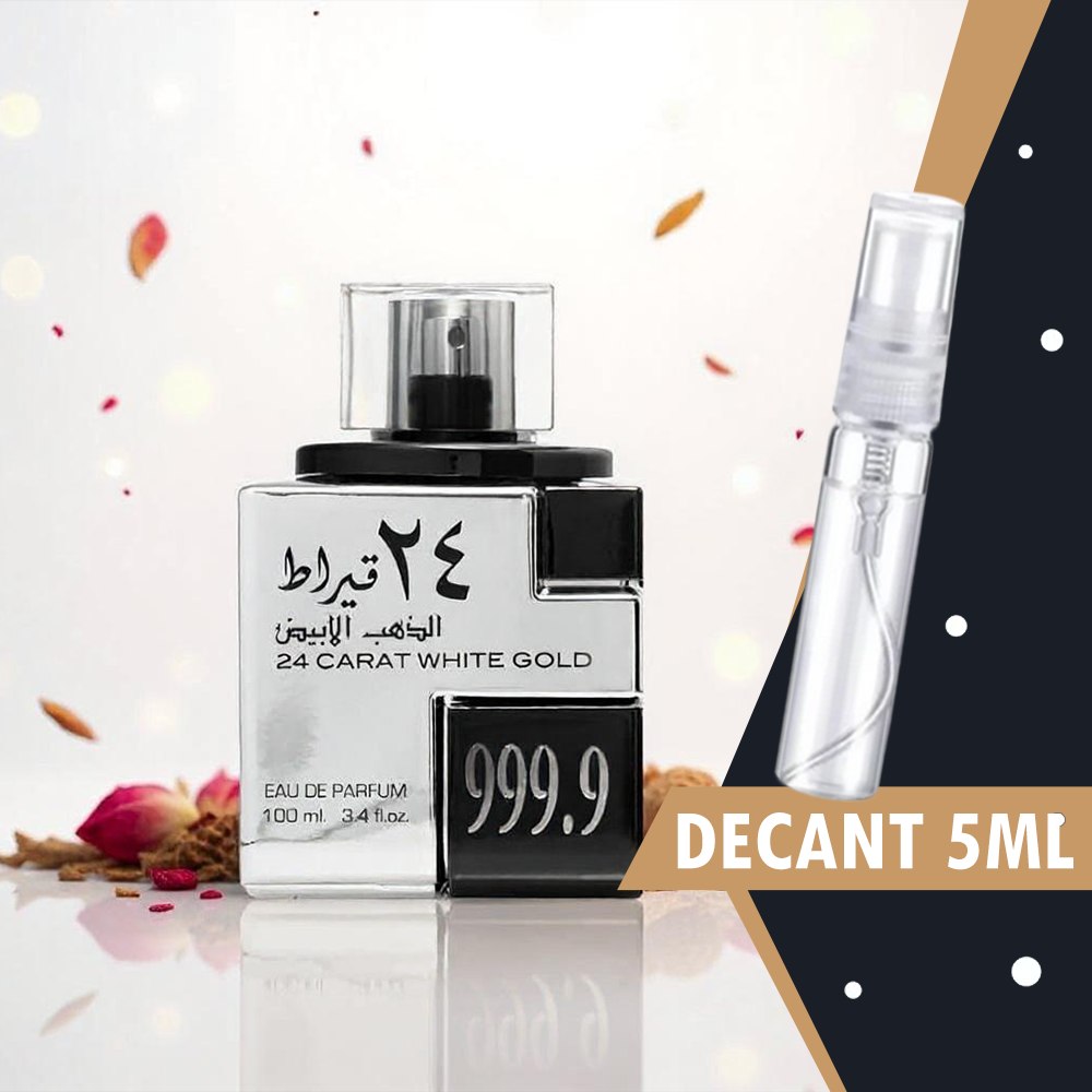 24 CARAT WHITE GOLD EDP Decant 5ml