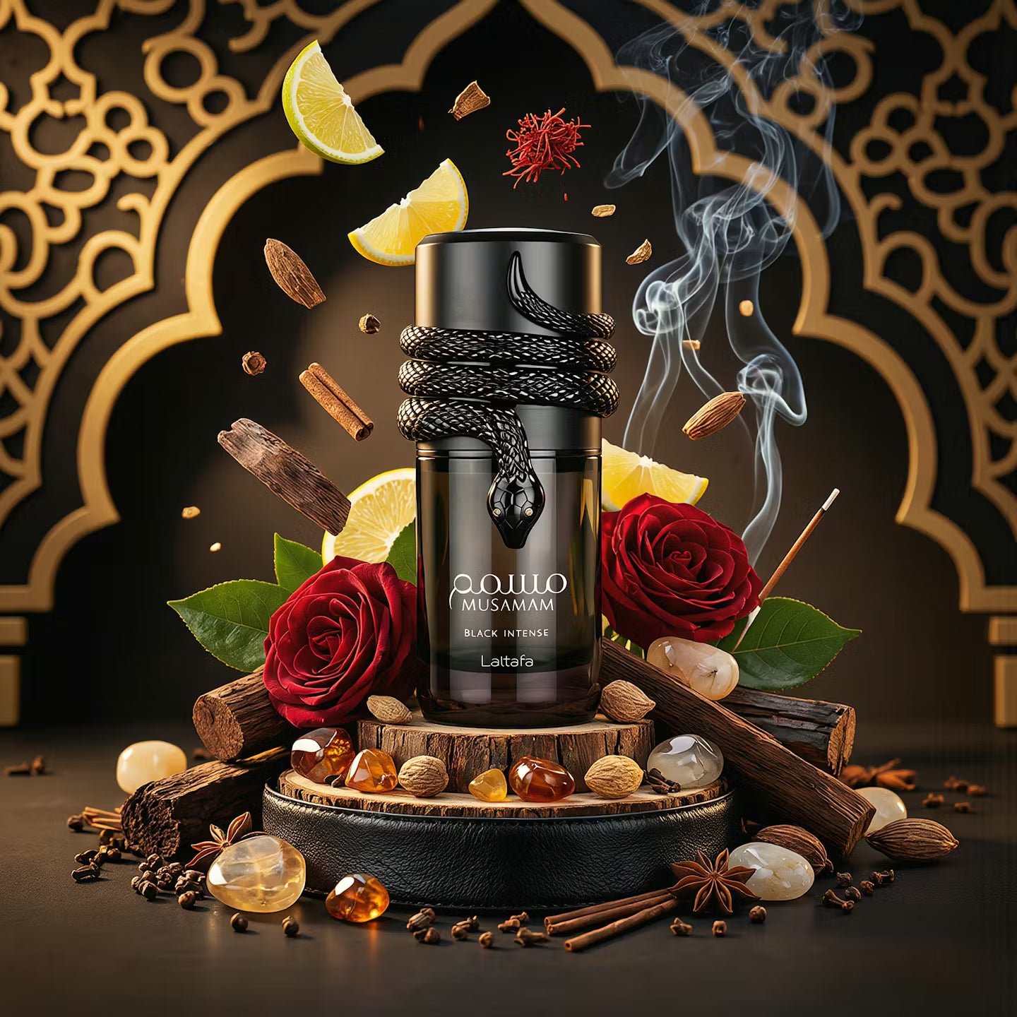 MUSAMAM BLACK INTENSE EDP