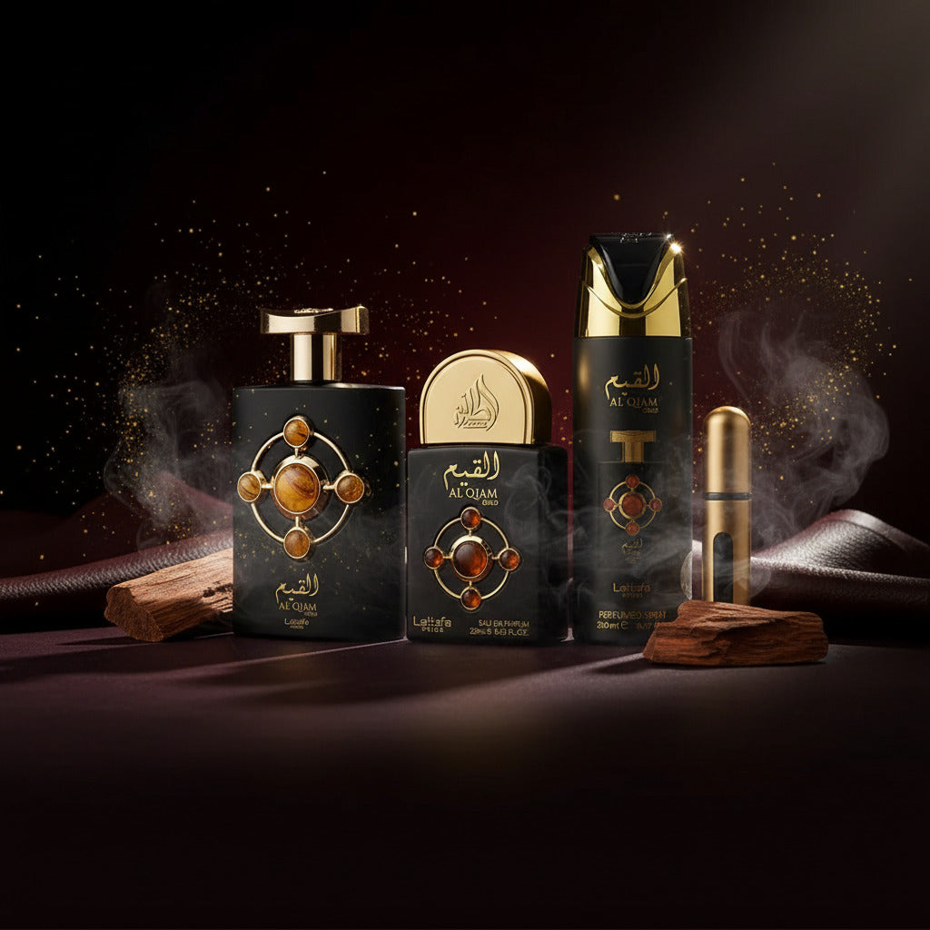 AL QIAM GOLD EDP -SET DE REGALO 3PZA-