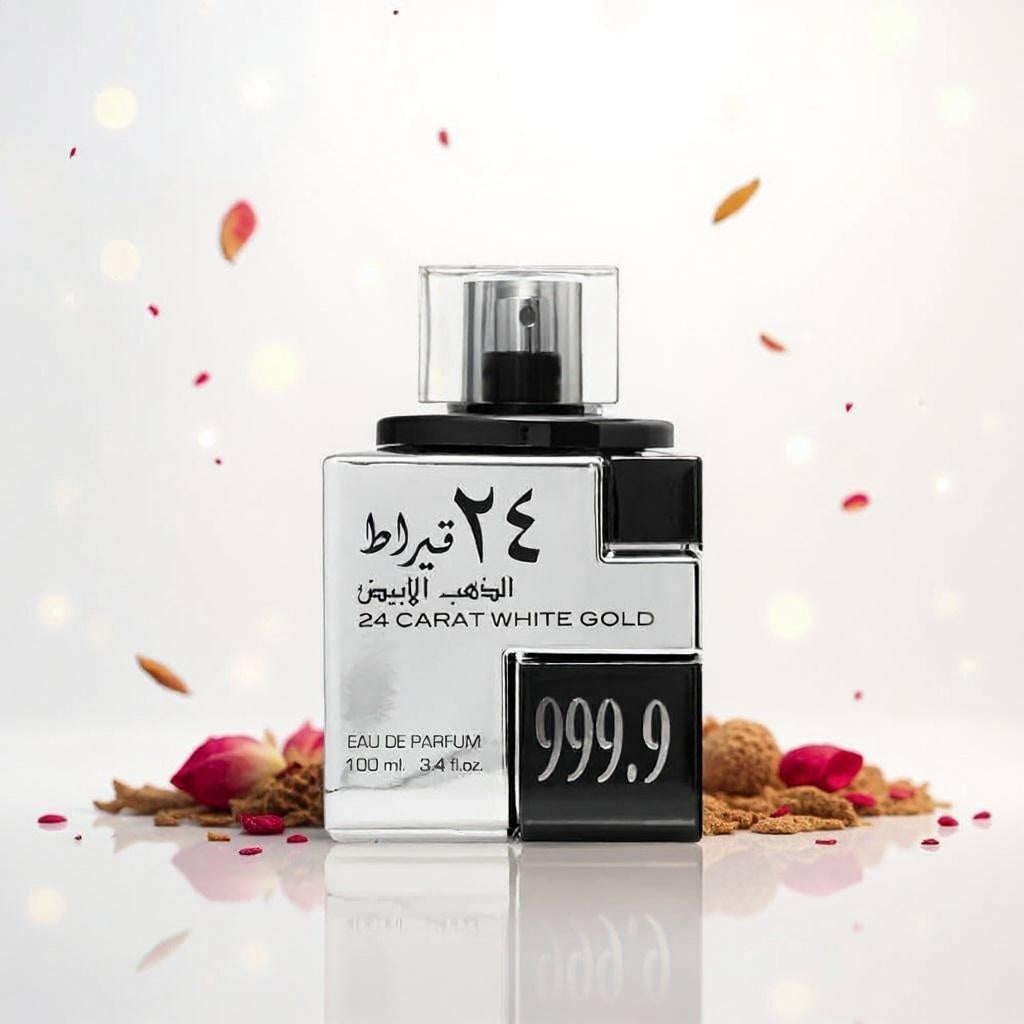 24 CARAT WHITE GOLD EDP