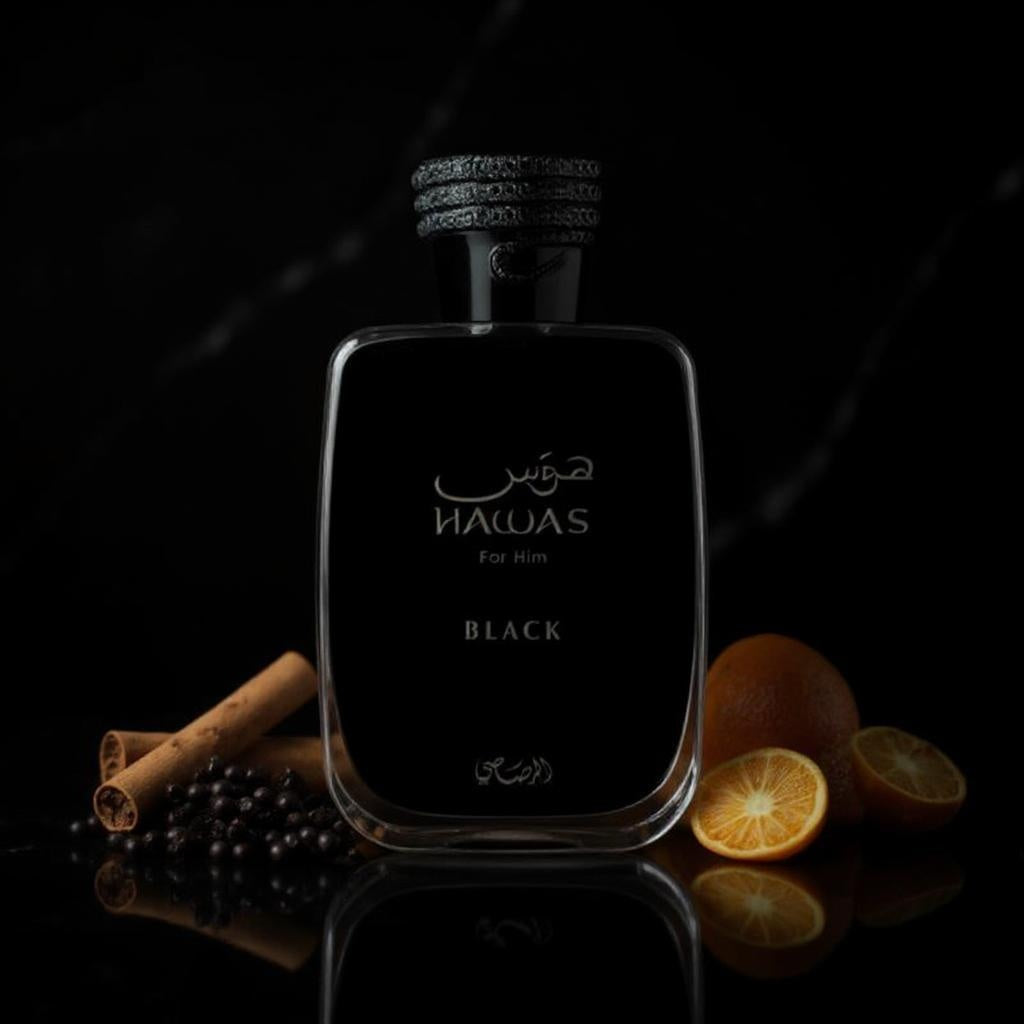 HAWAS BLACK EDP 3.4OZ