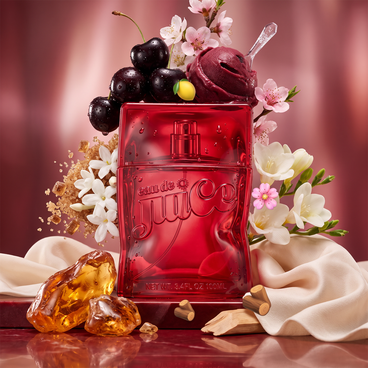 COSMOPOLITAN EAU DE JUICE CHERRY CHERIE EDP 3.4oz